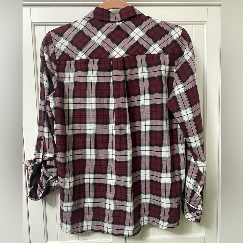 Soft Joie Plaid Button Up - image 2